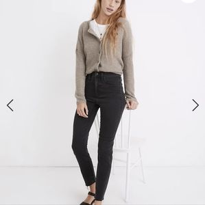 Madewell Stovepipe Jeans in Banberry Wash Raw Hem